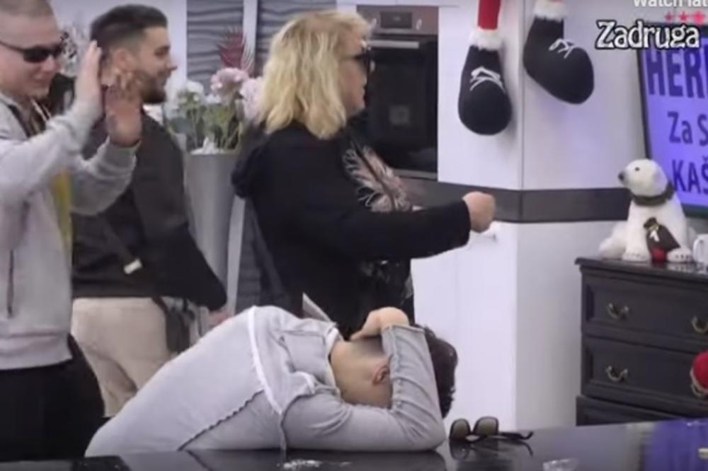 KAZNA? ZORICA MARKOVIĆ GAĐALA ZADRUGARA TANJIROM! Pogodila ga u GLAVU, on ZAPOMAGAO: Boli me, joj!