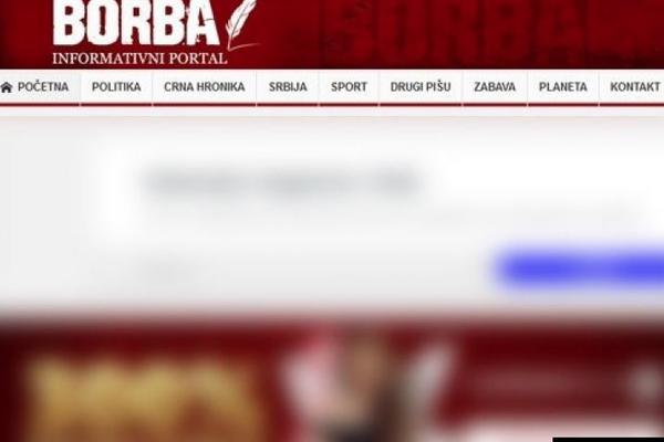 OBOREN SAJT CRNOGORSKE BORBE: Uredništvo sumnja se na tim NATO!