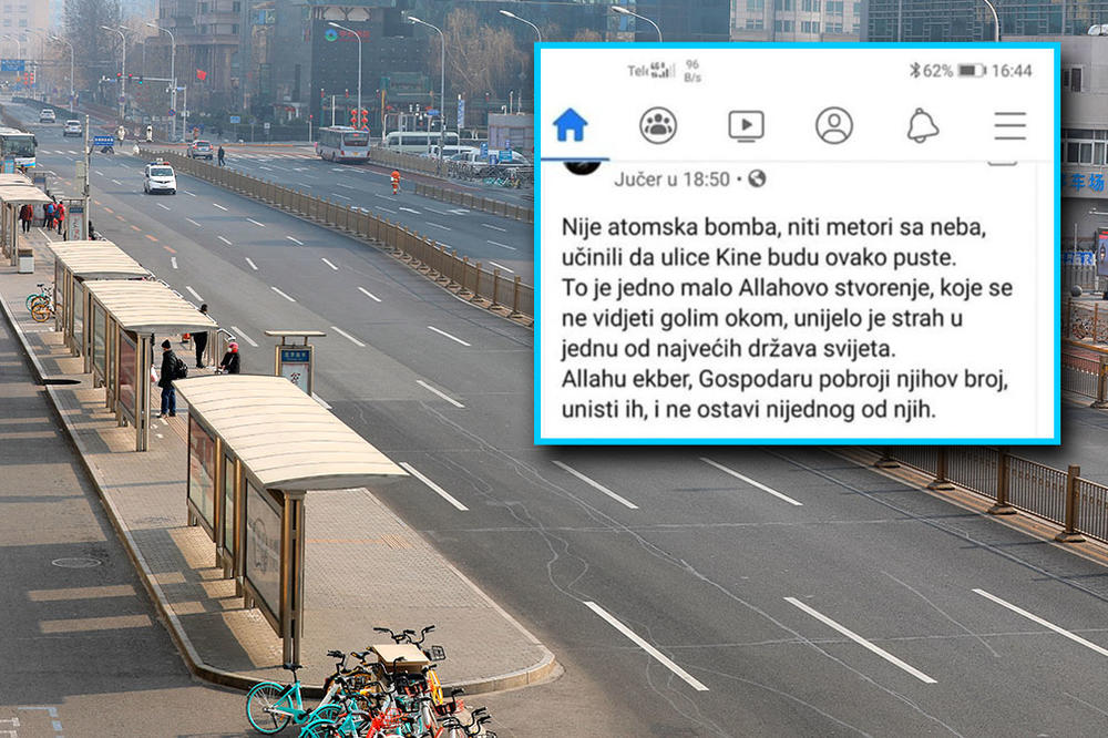 ALLAHU EKBER, NE OSTAVI NIJEDNOG OD NJIH! Jeziva objava o Kini na SRPSKOM JEZIKU! (FOTO)