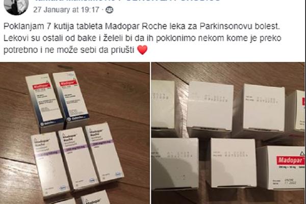 BRAVO ZA OVU HUMANU SRPKINJU! Poklanja 7 kutija lekova za Parkinsonovu bolest, ostali su joj od bake (FOTO)