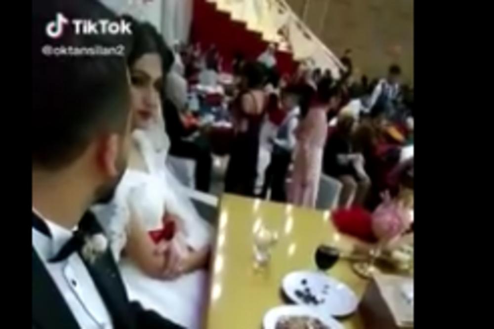 SVADBA SE NIJE NI ZAVRŠILA, A MLADA SE VEĆ POKAJALA: Kad je videla šta radi MLADOŽENJA, bila je OČAJNA (VIDEO)