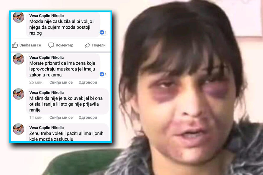 VOLEO BI I NJEGA DA ČUJEM, MOŽDA POSTOJI RAZLOG ZA OVO! Stravični komentari ispod slike PRETUČENE ŽENE