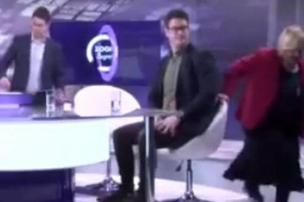 HAOS U EMISIJI, POSLANICA BRZINOM SVETLOSTI IZLETELA IZ STUDIJA: Javili su joj LOŠE VESTI (VIDEO)