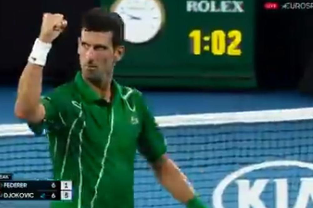 ČISTA GENIJALNOST I VEŠTINA NOVAKA ĐOKOVIĆA: I teniski bogovi moraju da se poklone Srbinu zbog ovog poena!