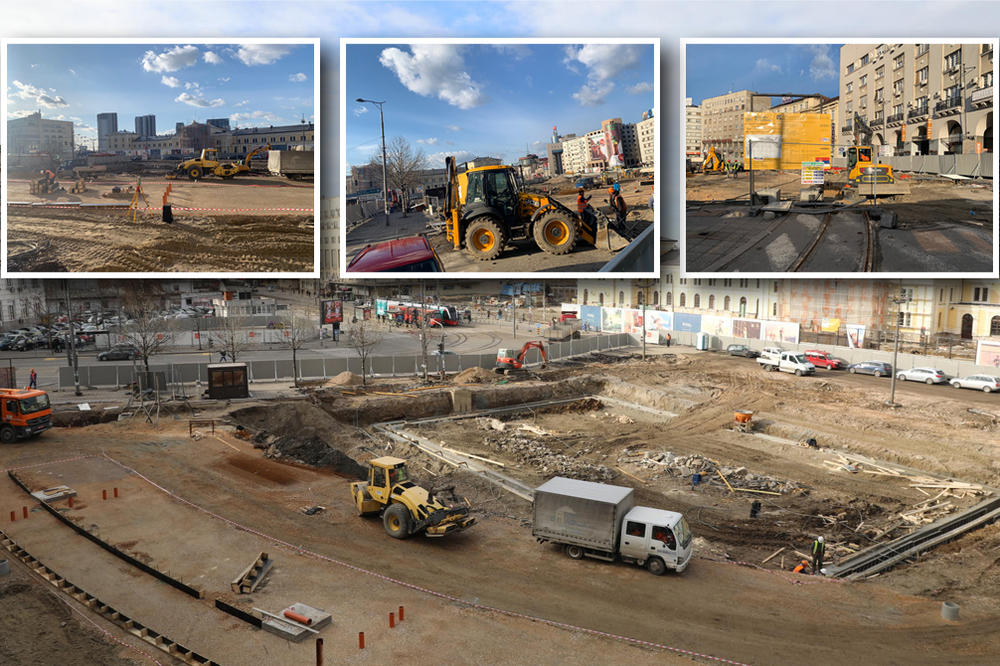 TRG ISPRED STARE ŽELEZNIČKE STANICE JE SKROZ RASKOPAN Niko ne zna šta se tamo dešava, znate li vi? (ANKETA) (VIDEO)