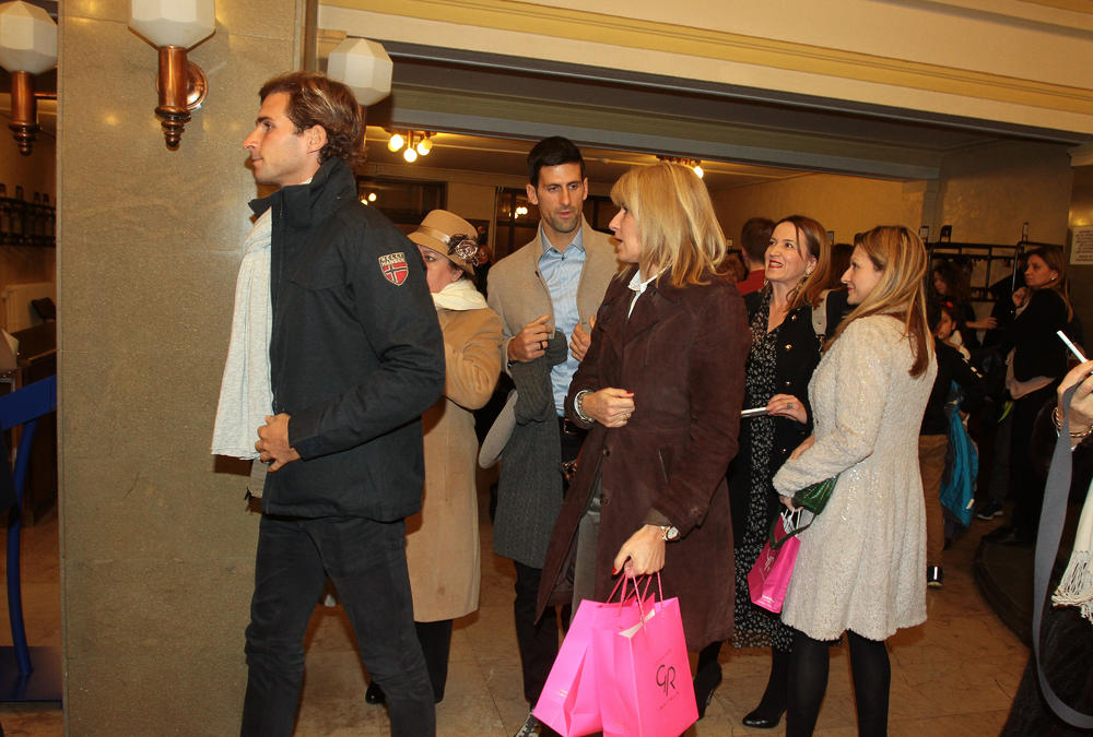 Novak Đoković sa majkom Dijanom i bratom Markom