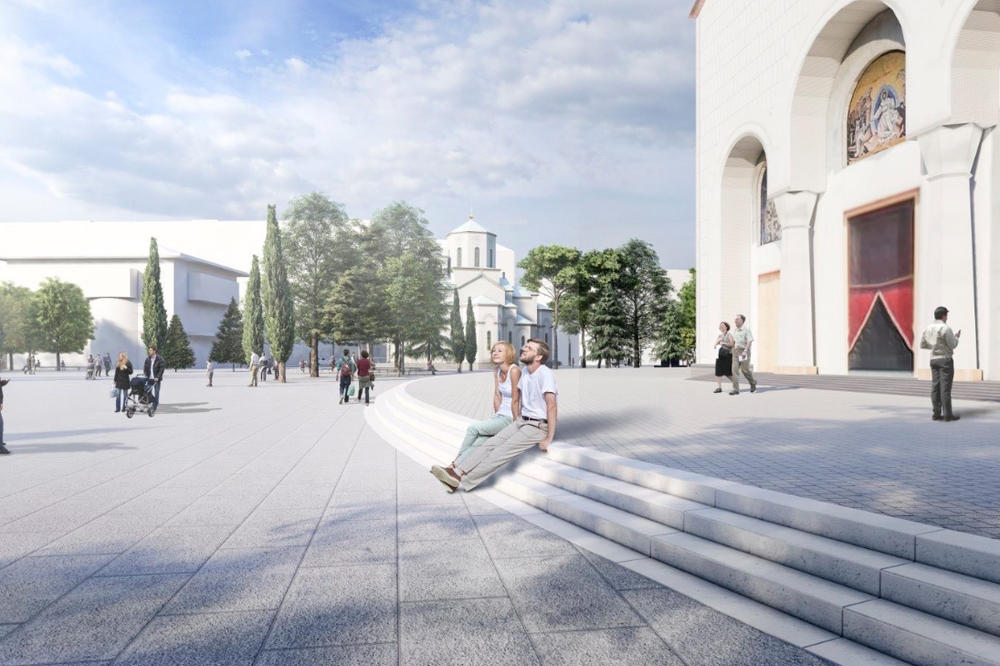 CEO BEOGRAD SE MENJA, PA TAKO SU POČELI I RADOVI OKO HRAMA SVETOG SAVE: Više ništa neće biti isto