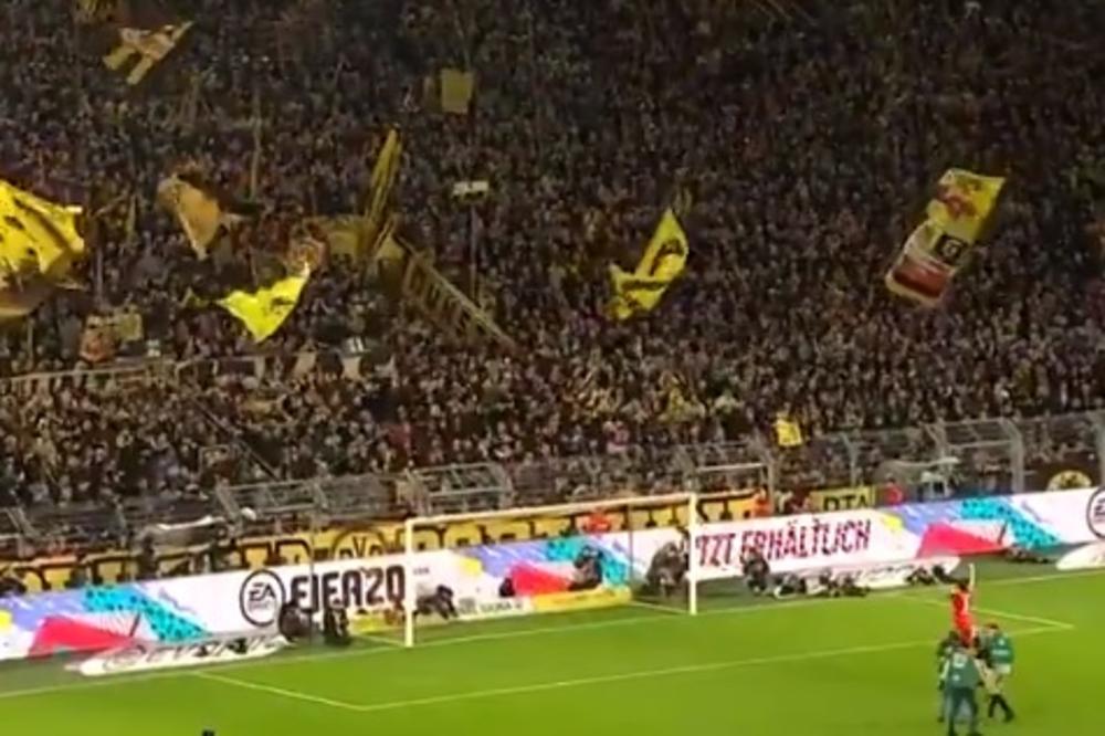 DA SE ČOVEK NAJEŽI: Žuti zid se poklonio Subotiću! Nije mogao, a da ne zapeva sa navijačima svoje Borusije!