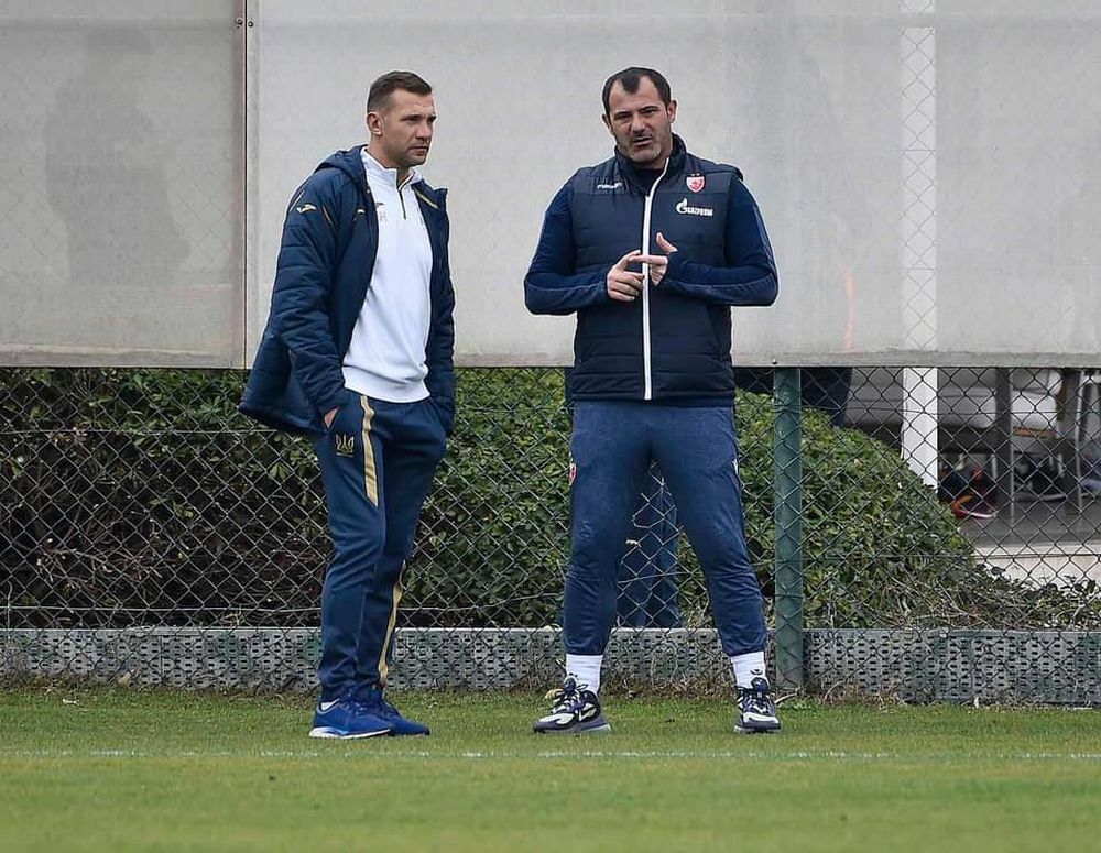 Andrej Ševčenko u društvu Dejana Stankovića