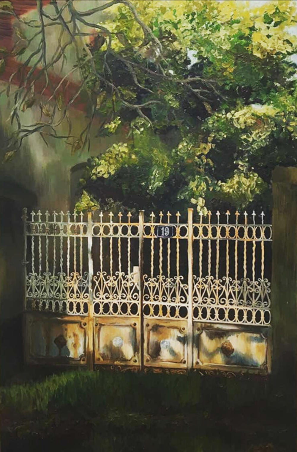 Jasmina Baltić, Trifuljesku, ulje na platnu, 150 x 100 cm