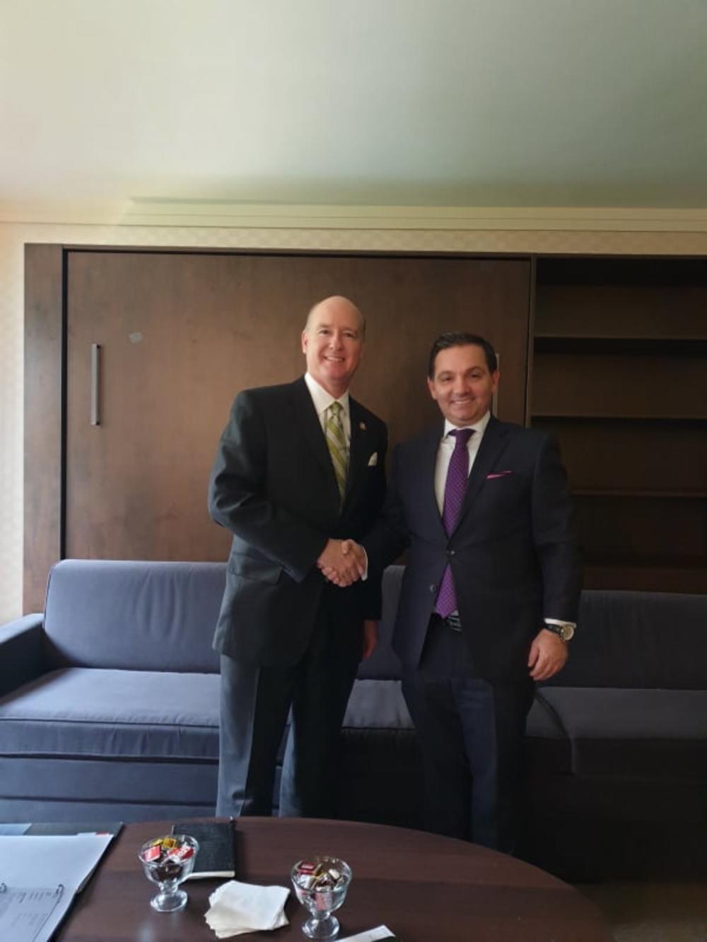 Vladimir Marinković sa kongresmenom Robertom Aderholtom iz Alabame   