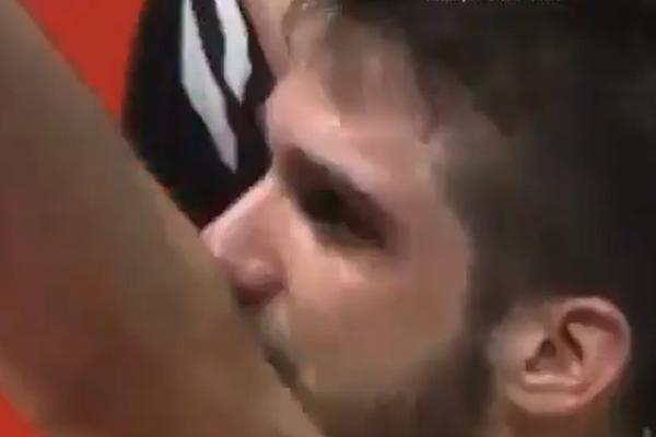 SUZE RADETA ZAGORCA: Igrač Partizana nije mogao da sakrije emocije nakon epske pobede!