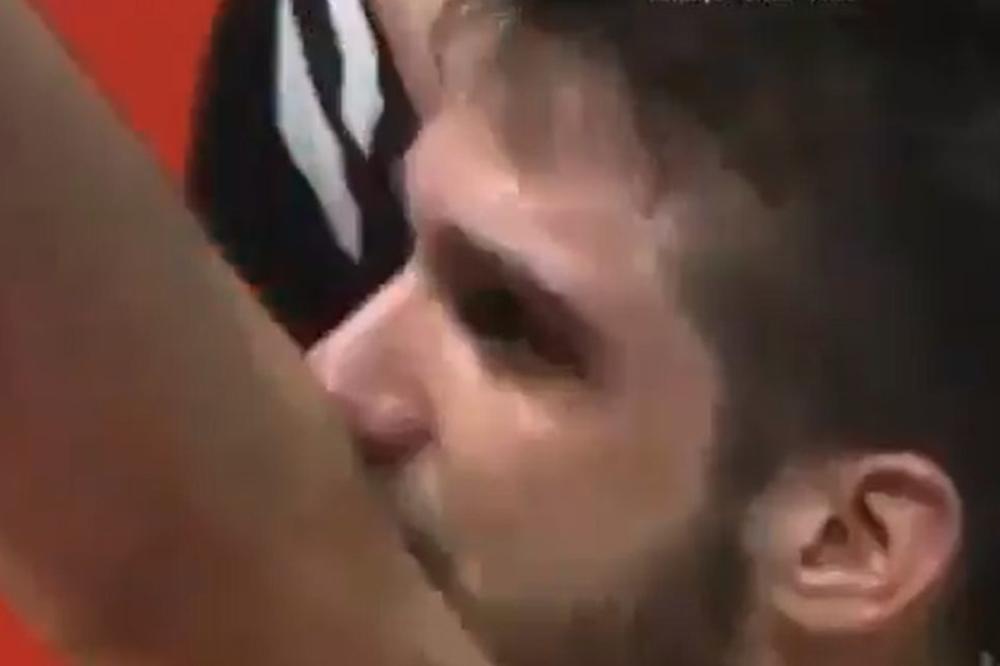 SUZE RADETA ZAGORCA: Igrač Partizana nije mogao da sakrije emocije nakon epske pobede!