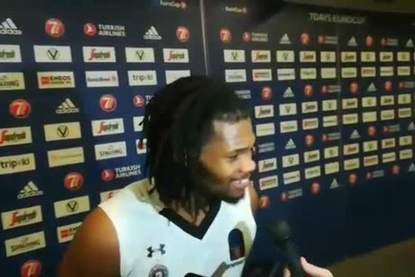 PARTIZANOV JUNAK VOLDEN VAN SEBE OD SREĆE: Pažljivo pročitajte šta je rekao posle trijumfa nad Virtusom!