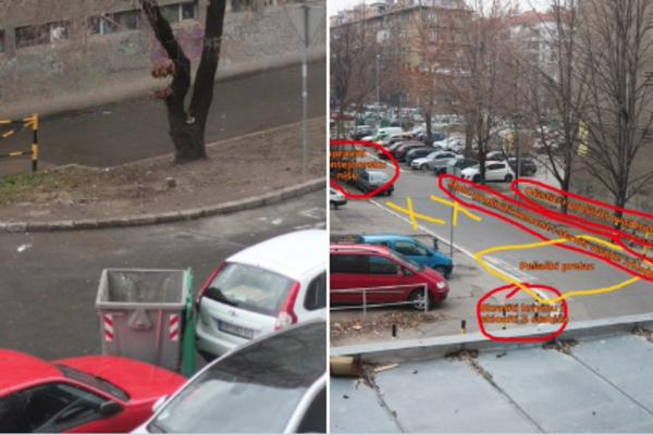 NA NOVOM BEOGRADU LETE KONTEJNERI, ALI STVARNO! Vetar ga toliko jako oduvao da se zakucao u AUTO!? (FOTO)