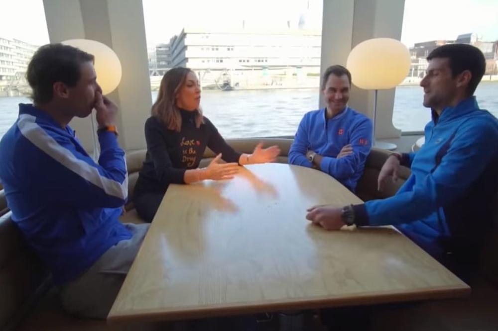 ĐOKOVIĆ OTKRIO ONO ŠTO NIKO NIJE ZNAO: Nole, Rodžer i Rafa imaju zajedničku WhatsApp grupu preko koje se dopisuju!