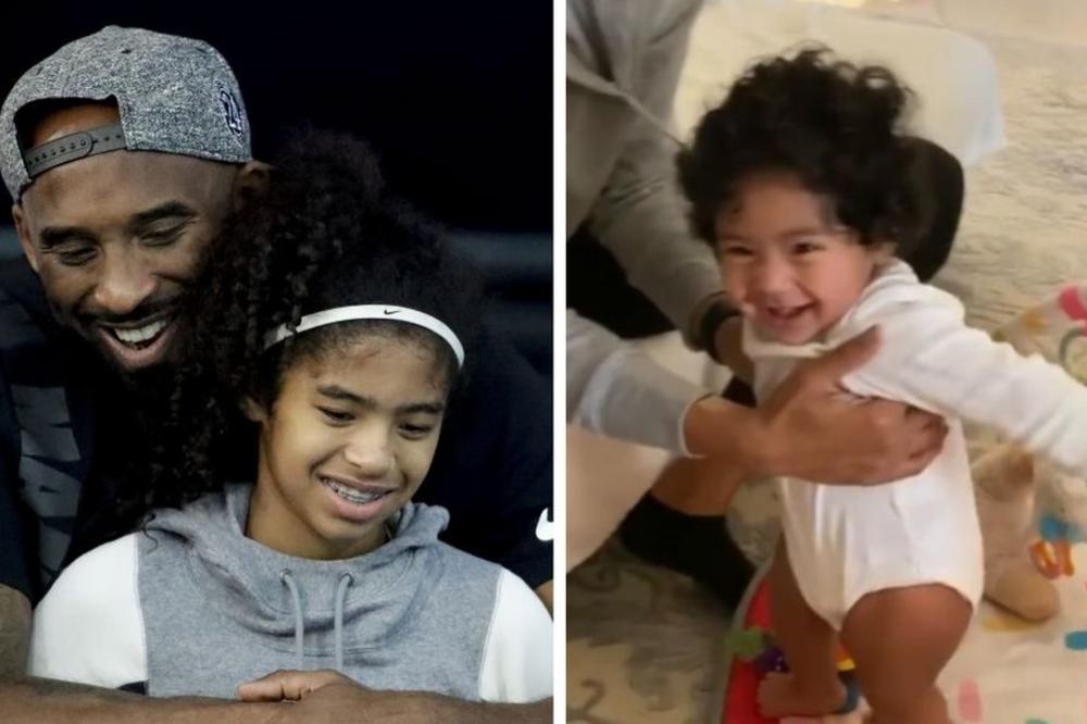 ISTA ĐIĐI S TATINIM OČIMA: Vanesa Brajant objavila snimak od kog se kida srce! Kobi nije dočekao njene prve korake!