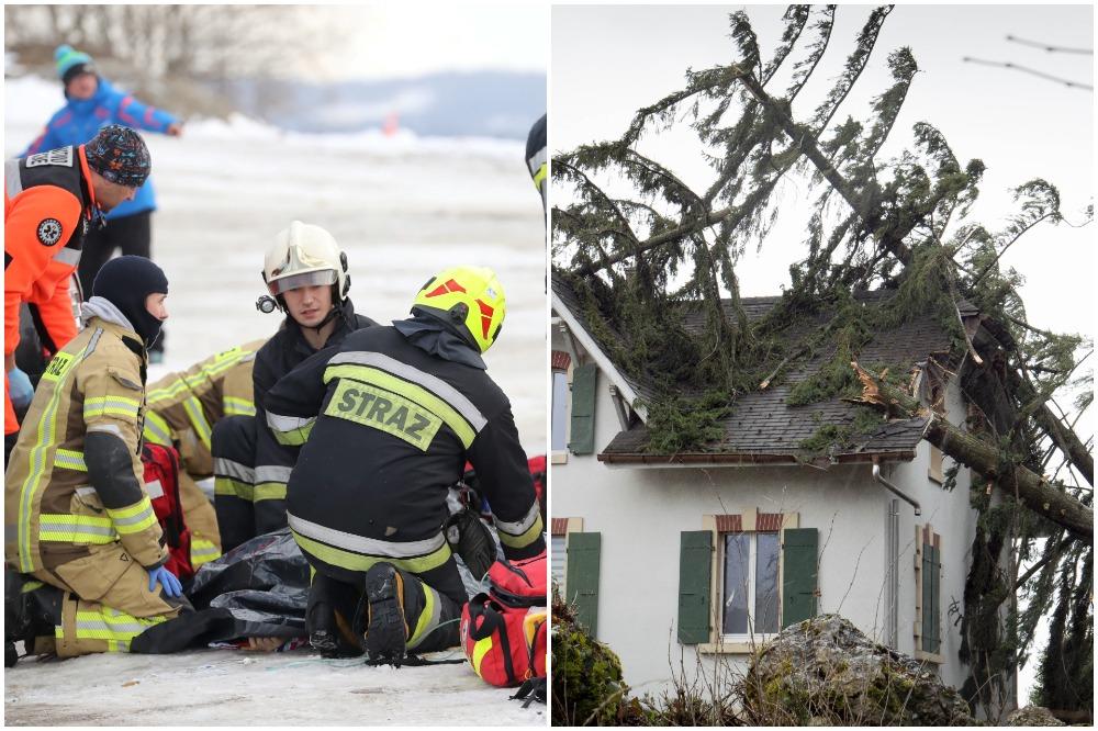 OLUJA KJARA STIGLA NA BALKAN! Slovenija prva na UDARU, jedan vozač već IZGUBIO ŽIVOT