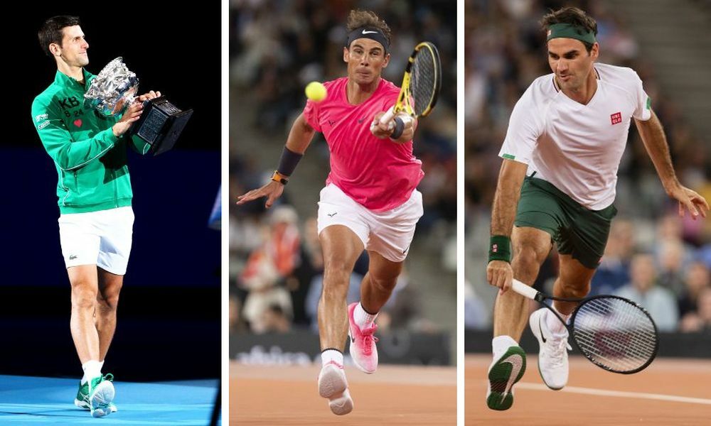 Novak Đoković, Rodžer Federer, Rafael Nadal
