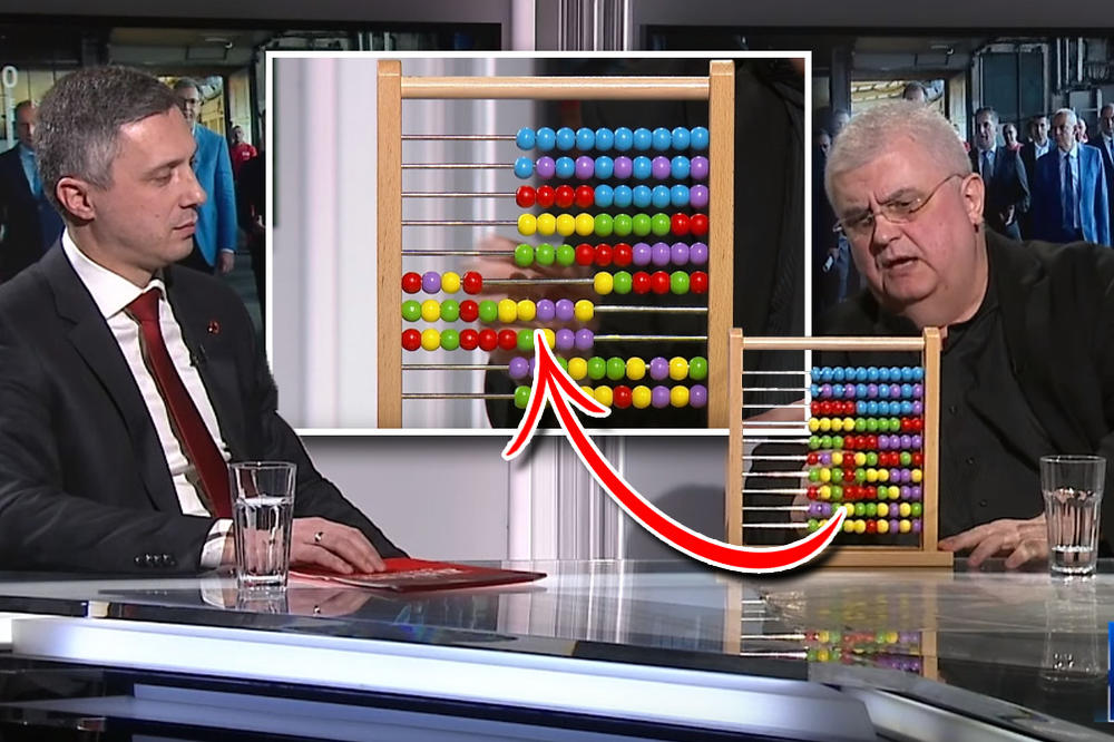 UZ POMOĆ RAČUNALJKE ĆU VAM SLIKOVITO OPISATI ŠTA ĆE BOJKOT DONETI U SKUPŠTINU! Čanak u emisiji održao lekciju Bošku