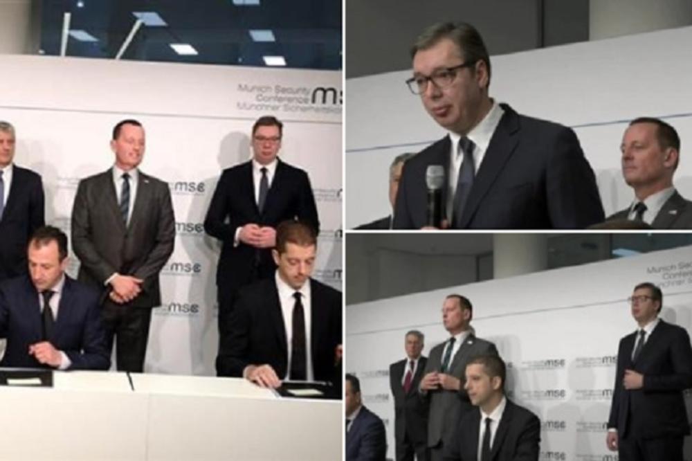 SREĆAN SAM ZBOG PISMA O NAMERAMA, A ZA HARADINAJEVO UPOZORENJE KURTIJU ME BAŠ BRIGA! Vučić poslao poruku iz Minhena