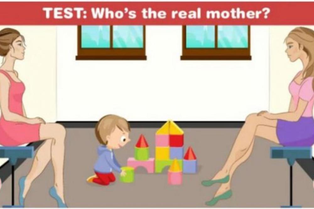ŠTA MISLITE KO JE MAJKA OVOG DETETA? Test koji vašu ličnost RAZOTKRIVA DO SRŽI!