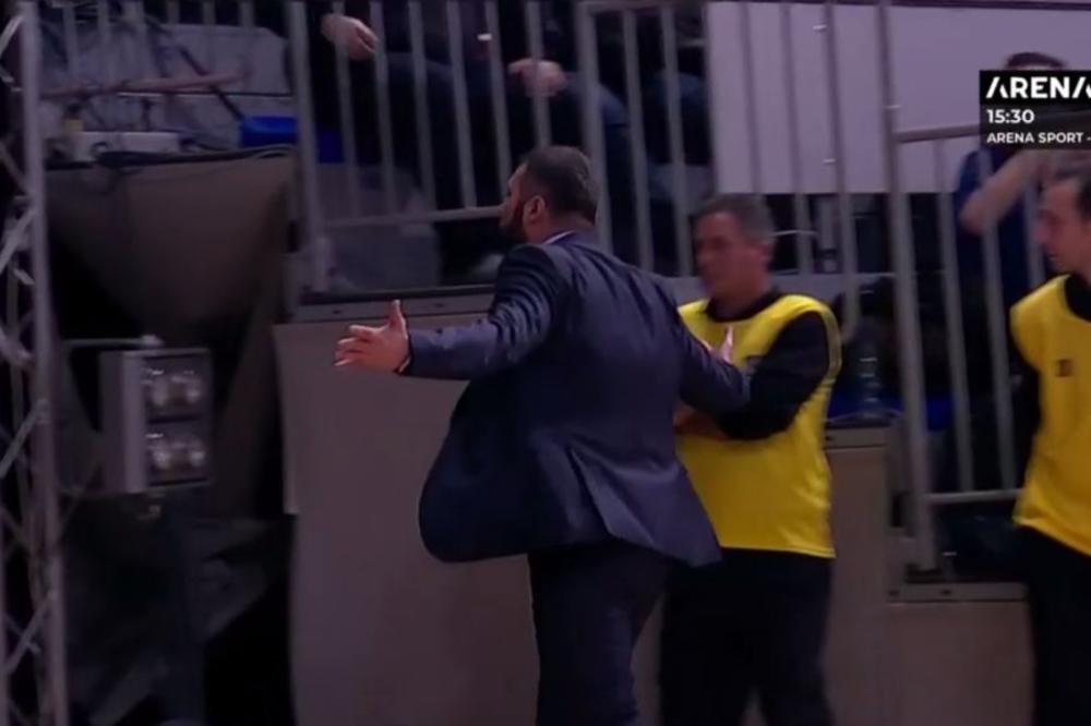 BIZARNE SCENE U NIŠU: Trener FMP-a masno psovao svog igrača, a zatim je platio preskupu cenu!