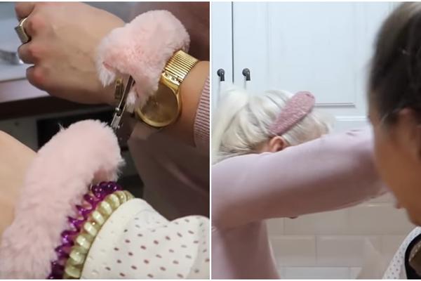 NAŠA JUTJUBERKA VEZALA MAMU LISICAMA, A ONA JE RAZVALILA LAKTOM PO FACI! Sve to zabeležile kamere, publika u ŠOKU!