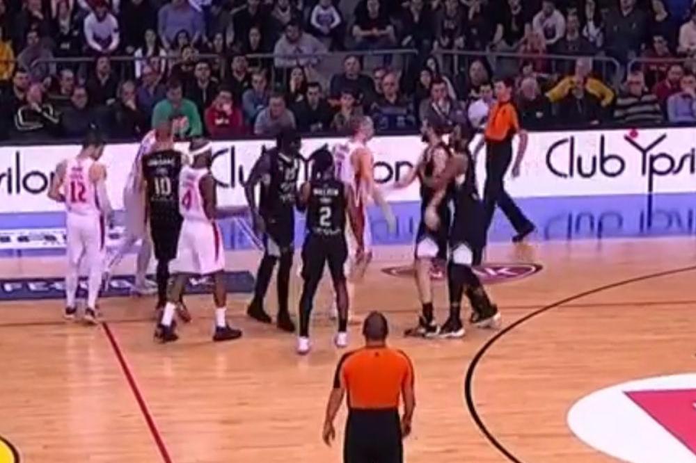 FRKA NA TERENU: Štimac i Birčević u sukobu, igrač Partizana se zaleteo da bije bivšeg saigrača iz reprezentacije!
