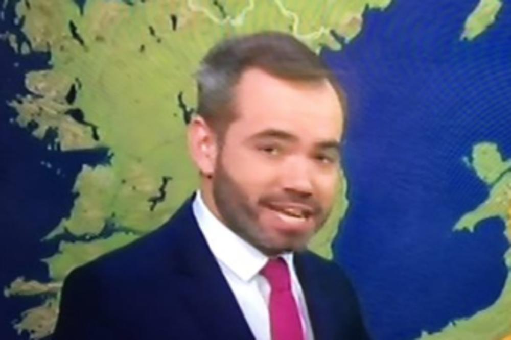 MUŠKI POLNI ORGAN OSVANUO U VREMENSKOJ PROGNOZI! Nezapamćeni prizor na TELEVIZIJI zaprepastio gledaoce (FOTO)