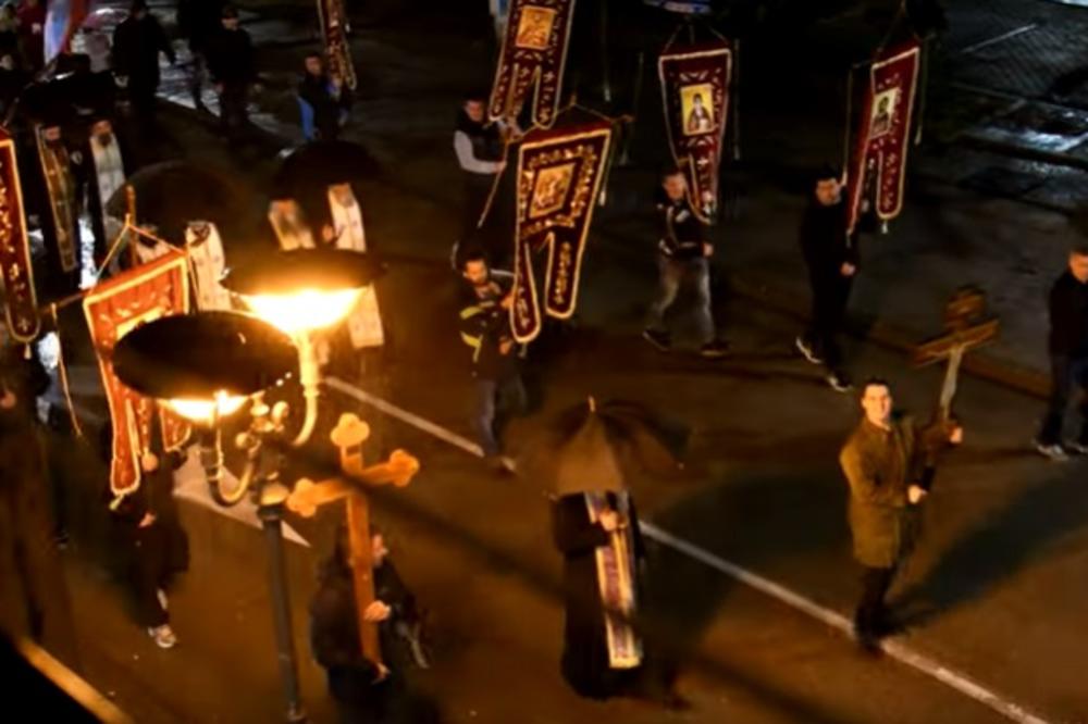 SKANDALOZNE SCENE NAKON LITIJA U KRUSIMA! Kad su se vratili iz šetnje, vernici su imali šta da vide (FOTO)