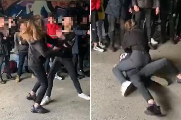 SREDNJOŠKOLKE SE KRVNIČKI TUKLE ZBOG DEČKA! Skandal u školi zbog VRŠNJAČKOG NASILJA (VIDEO)