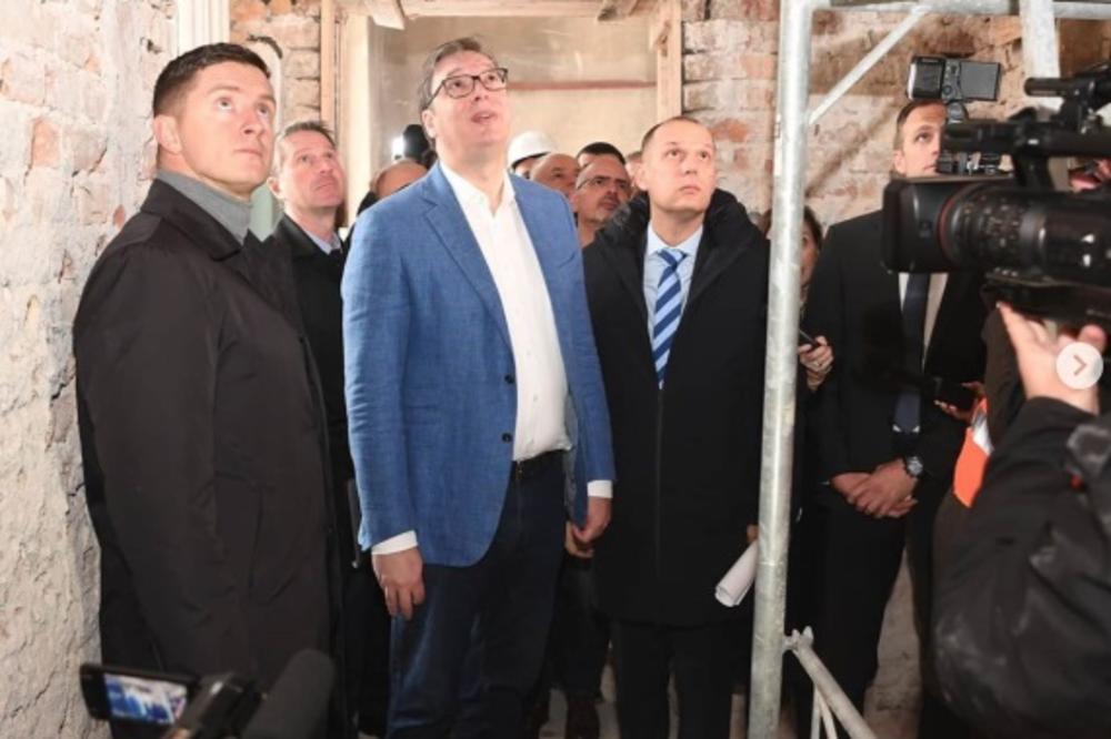 ZA NEŠTO VIŠE OD GODINU DANA, OVO ĆE BITI NAJBOLJA KLINIKA U SRBIJI! Vučić obišao raove na INFEKTIVNOJ KLINICI