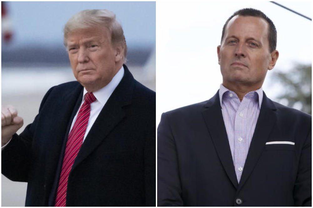 TRAMPOV GLAVNI IGRAČ ZA SRBIJU POSTAO ŠEF SVIH OBAVEŠTAJNIH SLUŽBI SAD: Grenel od danas 2. NAJMOĆNIJI ČOVEK SVETA!