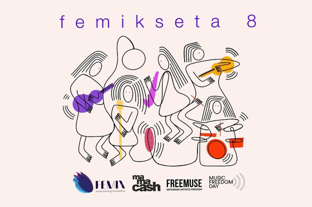 Konkurs za muzičku kompilaciju “Femikseta 8” - devojke koje stvaraju muziku, napred