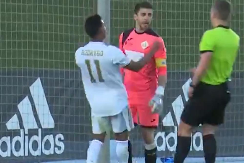 NEVIĐENA GLUPOST FUDBALERA REALA: Postigao gol, pa se rugao golmanu! Zbog toga ne igra u El Klasiku!
