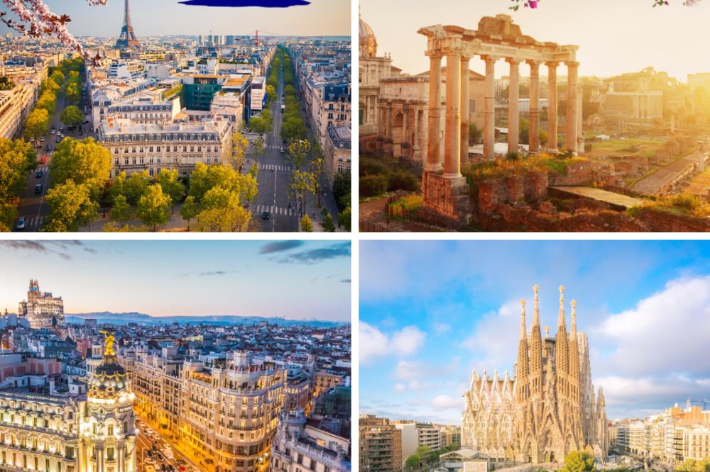 NEODOLJIVI EVROPSKI GRADOVI NA KORAK OD VAS! OVOG MARTA EVROPSKE METROPOLE PO CENI VEĆ OD 229€!