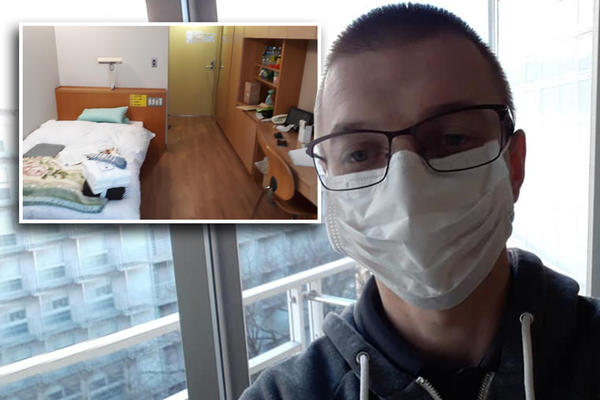 EKSKLUZIVNO! Ovako izgleda smeštaj Srba na kruzeru u Japanu na kome hara korona virus (FOTO)