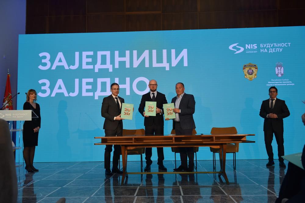 PROGRAM ZAJEDNICI ZAJEDNO 2020: NIS ulaže 114,5 miliona dinara u bezbednost i digitalizaciju u školama