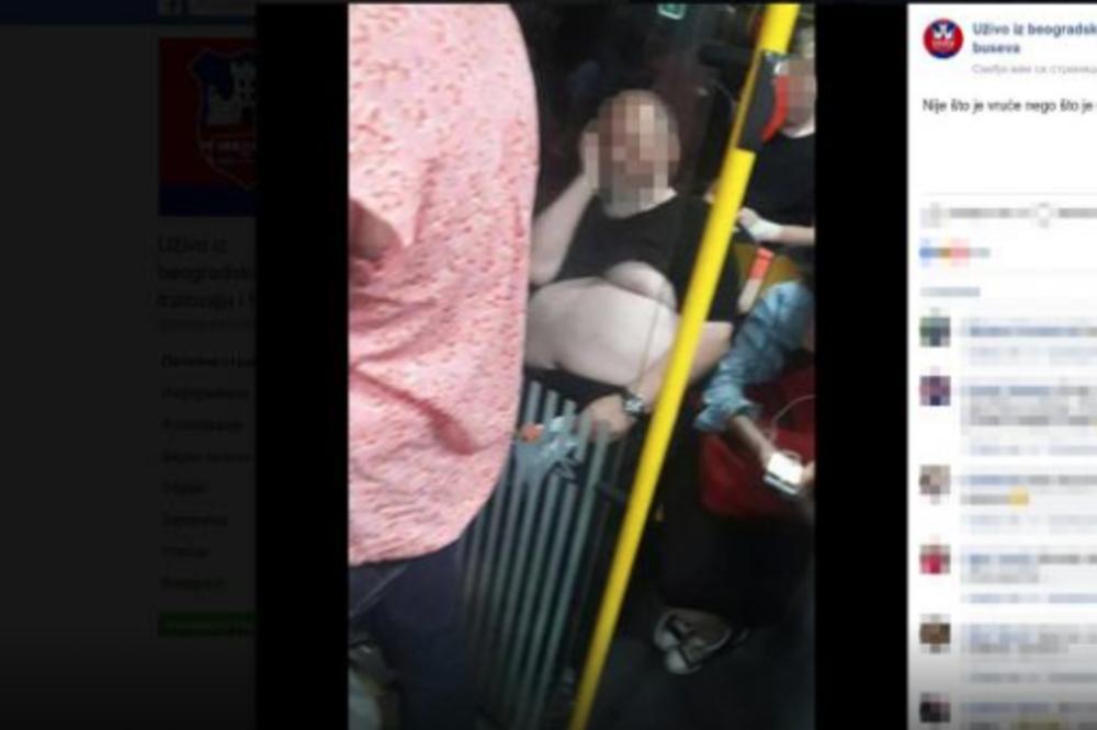 GOLE GRUDI USRED GRADSKOG PREVOZA! Majica se podigla, ONE CELE ISPALE, putnici u neverici gledali prizor! (FOTO)