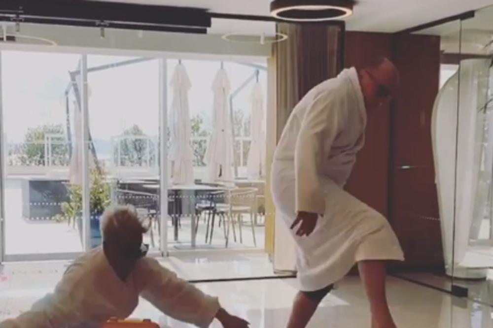 OVO MORA DA BOLI! PEVAČICA I NJEN SUPRUG PLESALI, PA PALI: Snimak za manje od 7 sati pregledalo POLA SRBIJE!