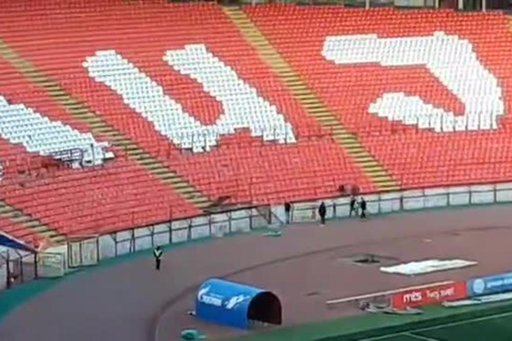 DELIJE SE SPREMAJU ZA DERBI: Šta to navijači Zvezde rade na Severu dan pred duel sa Partizanom?