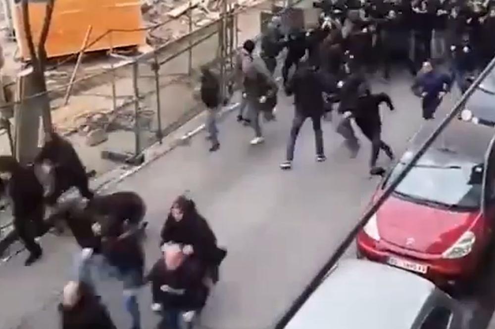 MASOVNA TUČA PRED VEČITI DERBI: Grobari i Delije napravili haos u Beogradu, partizanovci se makljali međusobno!