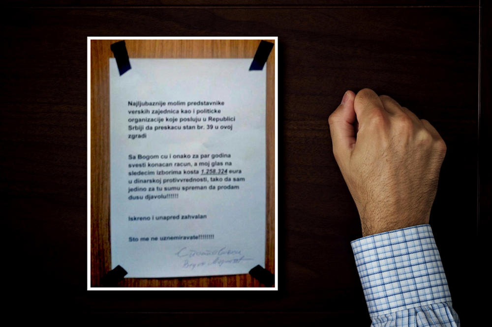 SRBIN JAVNO PRODAJE SVOJ GLAS NA IZBORIMA! Hoće li mu neko platiti OVU CIFRU? (FOTO)