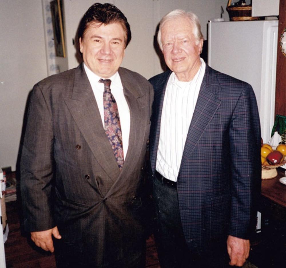 Dr Borko Đorđević sa Džimijem Karterom