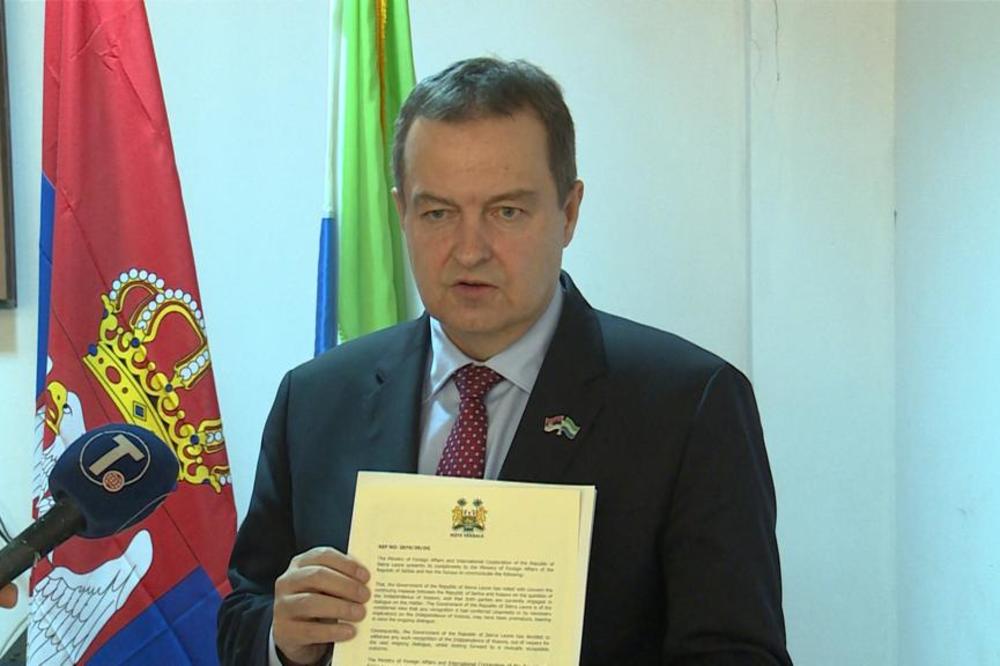 SVI SU GLEDALI U DAČIĆA NAKON OVIH REČI! Evo šta je rekao na tvrdnje da SIJERA LEONE nije povukla priznanje KOSOVA