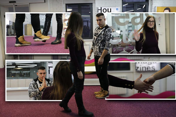 VEŽBALI SMO SIGURNO POZDRAVLJANJE KOJIM NE MOŽE DA SE PRENESE KORONAVIRUS: Mnogo je zabavno, pogledajte! (VIDEO)