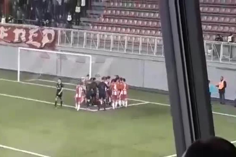 FRKA NA MEČU ZVEZDA - MIDTJILAND! Omladinac crveno-belih razvalio golmana gostiju, nastao je haos!