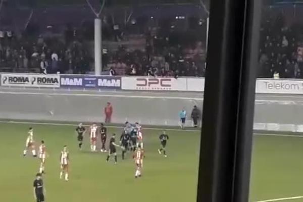 NISKA PROVOKACIJA MLADOG DANCA NA KROVU: Poneo se kao prava SELJAČINA prema Delijama i igračima Zvezde!