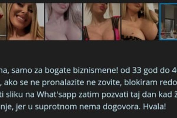 NUDI S*KSUALNE USLUGE PUTEM OGLASA, FOTKA JE DOKAZ: Maca Diskrecija prodaje telo bogatim biznismenima?!